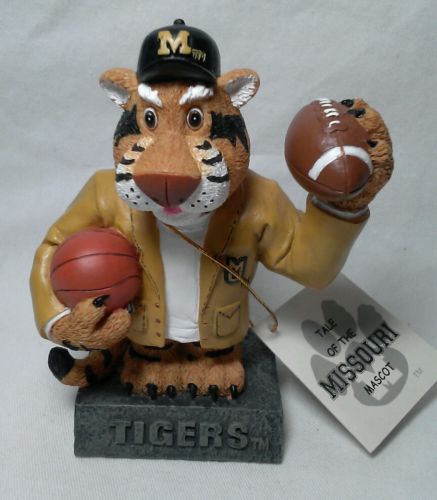 Missouri Truman Tiger University Of MO Figurine Paperweight Football Basketball