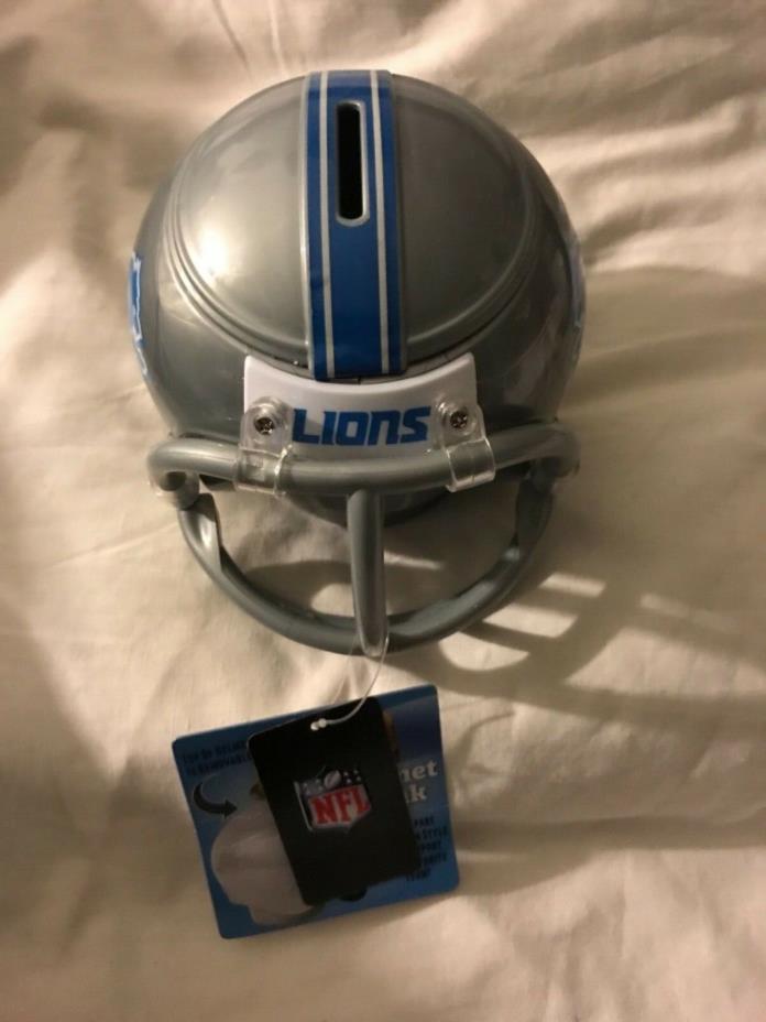 Detroit Lions NFL Mini Helmet Bank