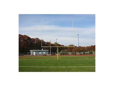 Set of 2 Gooseneck 20 ft. Upright Football Posts in Yellow [ID 114537]