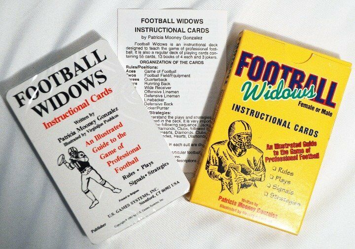 New Football Widows Instructional Cards