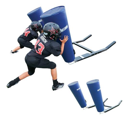 5 Man Youth Sled - Cone Pad in Royal [ID 3739982]
