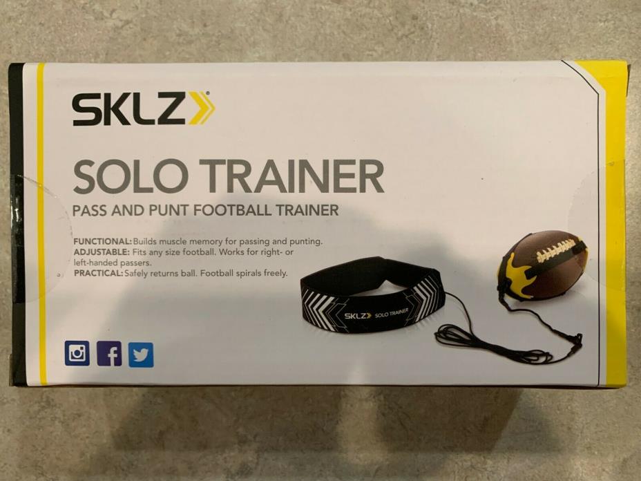SKLZ Football Solo Pass and Punt Trainer Kick Training QB Equipment Sealed NIB