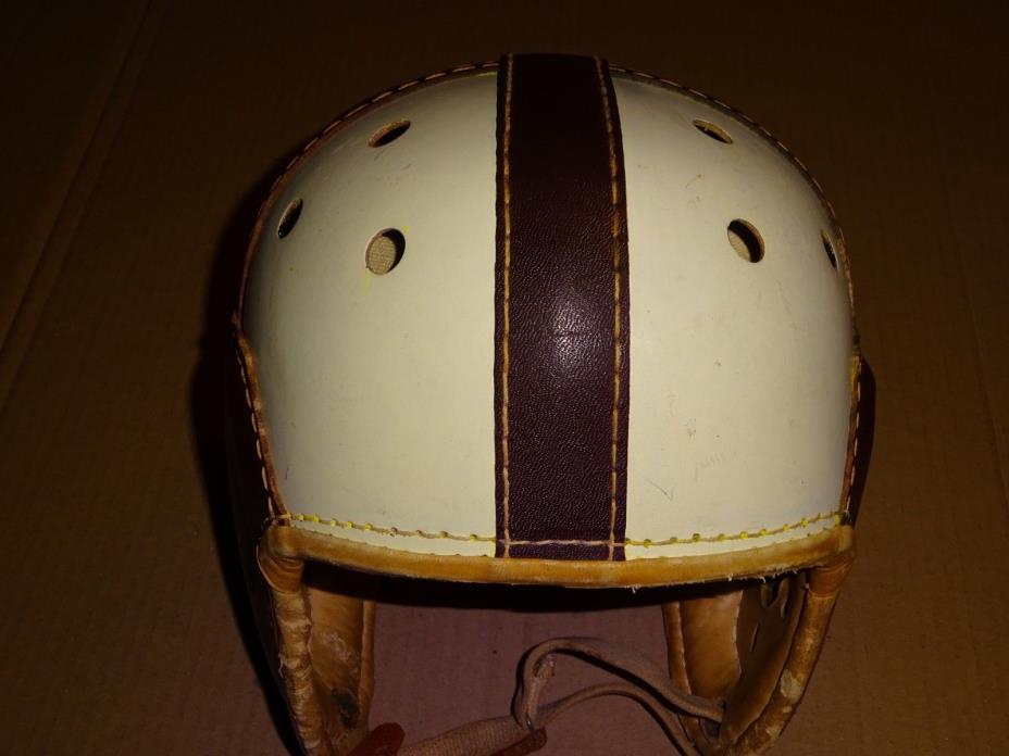 1940's era Vintage Reach Leather Football Helmet Model 259FH size 7 1/4 EX