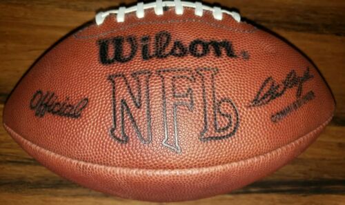 Vintage Official Wilson Pete Rozelle On Field Leather NFL Football clean