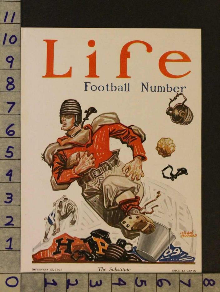1923 SPORT FOOTBALL TEAM JERSEY TRAVEL BERMUDA ILLUS HOOVERS COVER ZW15
