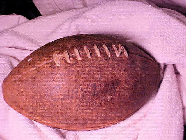 Antique RARE 1940's Leather Football Pigskin Wilson F1282 8 Laces MAN'S CAVE