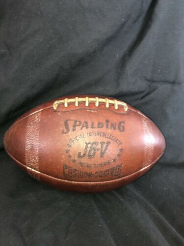 Vintage Old Spaulding Spalding Official Intercollegiate Leather J6-V Football