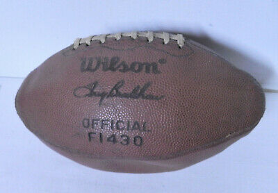 VINTAGE 1970s WILSON OFFICIAL F1430 TERRY BRADSHAW FOOTBALL