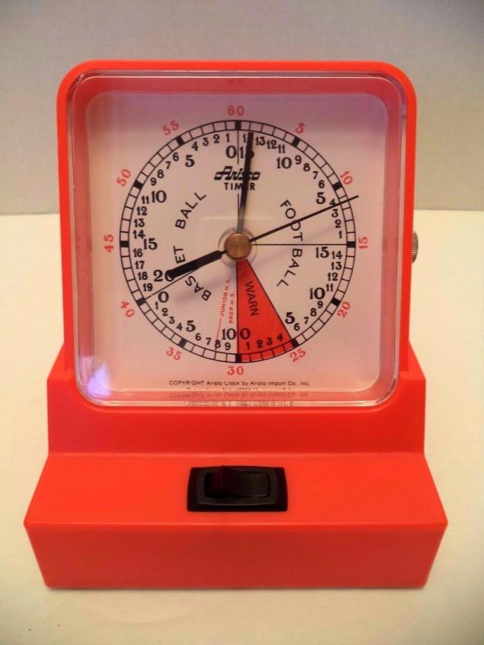 UT Vols orange Aristo football basketball timer battery operated table model