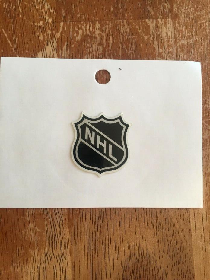 Pro Stock / Return NHL Shield Hockey Helmet Sticker Decal retro-silver