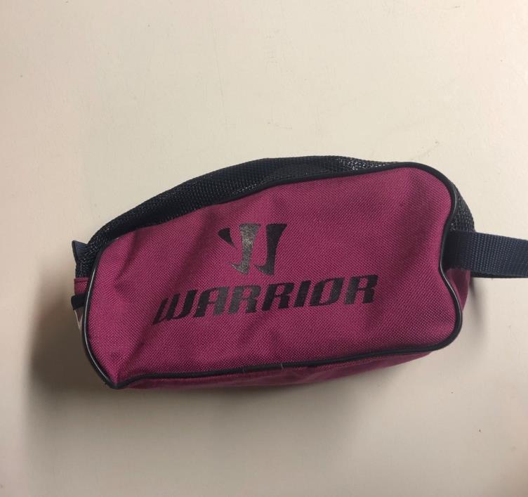 RARE! Warrior Hockey Pro Stock Return Custom Player Toiletry Dap Bag Purple MIC