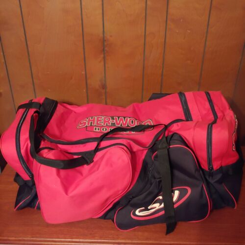 Red Sherwood Hockey Equipment  Bag Large 35 In long