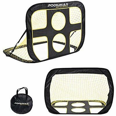 2 In 1 Pop Up Soccer Goal, Portable Indoor/Outdoor Target Net, Pickup/Scrimmage