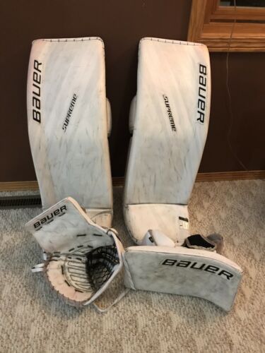 Bauer 2s Goalie Pads, Skinned 1s Size Large