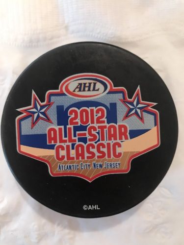 OFFICIAL AHL Hockey  Puck RARE 2012 All Star Classic. ATLANTIC CITY NEW JERSEY