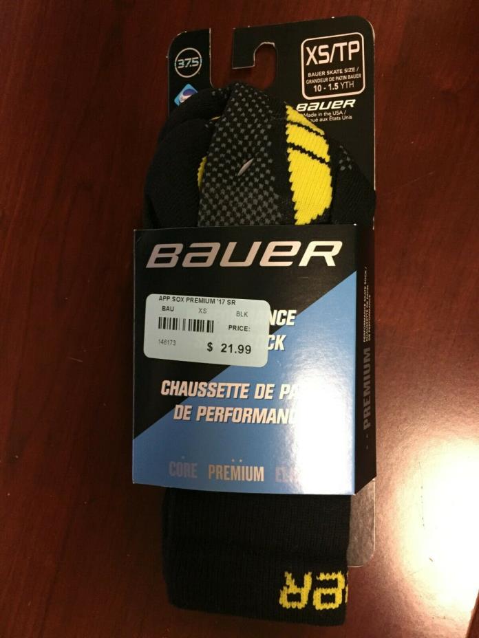 Bauer Premium Performance Hockey Skate Socks  37.5