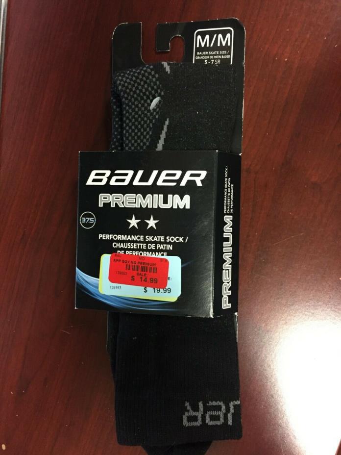 Bauer Premium Performance Hockey Skate Socks  37.5 ! New