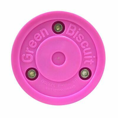 Green Biscuit Shooting and Stick Handling Training Pucks Pink Original Brand...