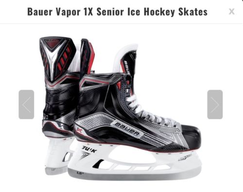 bauer vapor 1x senior Ice hockey skates 10.5