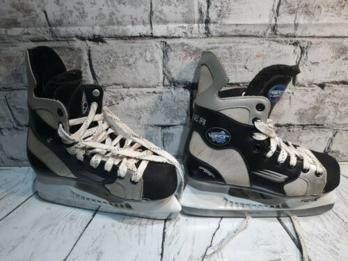 Mens Boys Bauer Vapor Tuuk Ice Hockey Skates Size 4r Shoes Size 5 Black