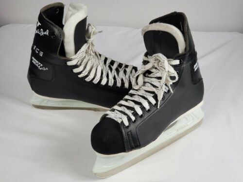 Brett Hull Ultra Ice Hockey Skates Mens Skate Sz 11 US Light Use Condition Black