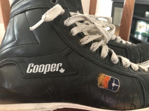Vintage Cooper 102 Super lite Ice Hockey Skates Sr Size 9