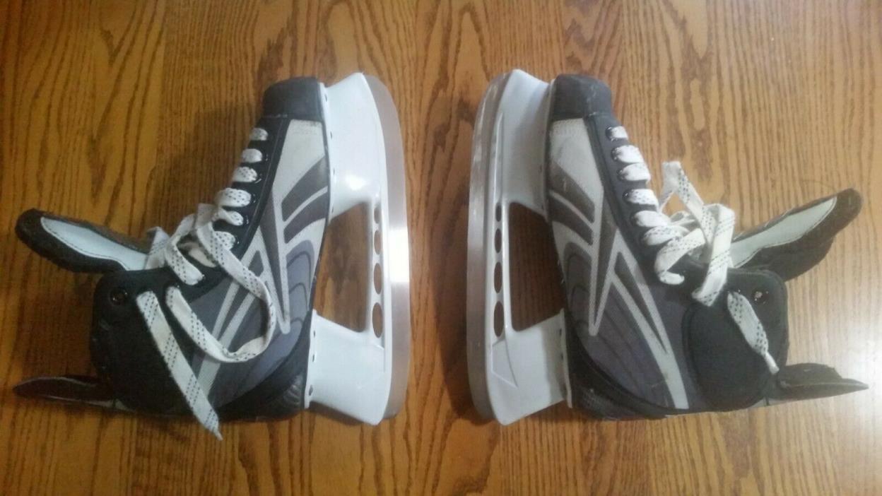 Used Reebok FitLite 3K Hockey Skates Proformance Blades Sz 7.5 D (shoe 9)