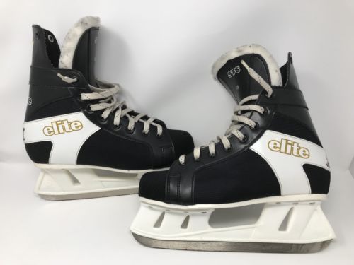 Elite 77 STS 2 Single Tendon Support System Ice Skates Ice Hockey Youth Size 10
