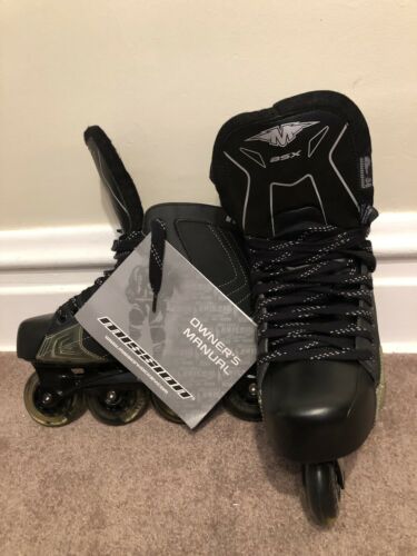 NEVER USED MISSION BSX MENS INLINE ROLLER HOCKEY SKATES SIZE 10E ~ US MENS 11.5
