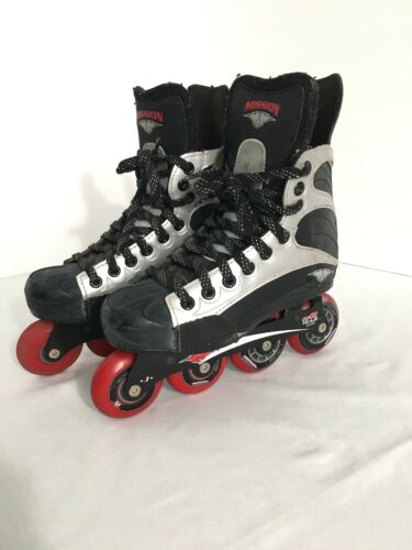 Mission HELIUM 200 HI-LO Black Gray Inline Roller Skates Size 5