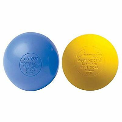 Lacrosse Balls (2-Pack) Blue Yellow Sports 