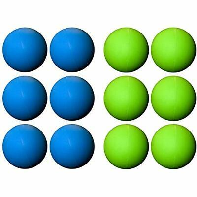 Assorted Color Lacrosse Balls 6 Blue Green Sports 