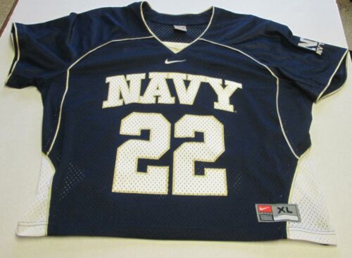 Naval Academy Navy Midshipmen Lacrosse Jersey - Adult XL - Nike