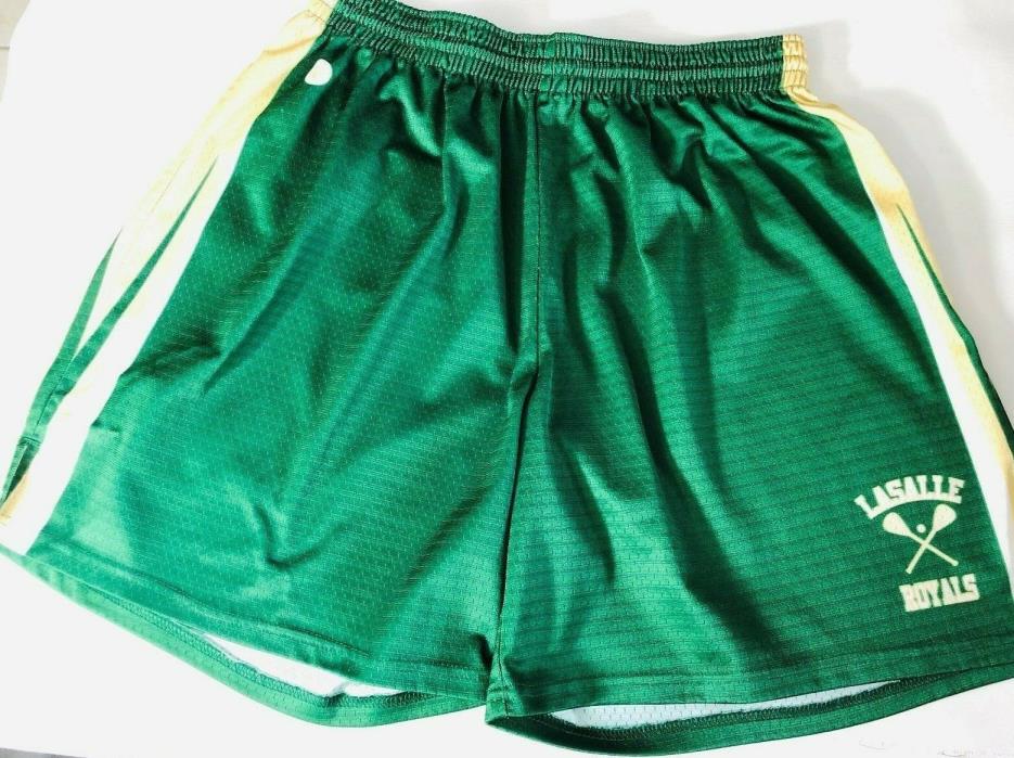 LASALLE University Lacrosse Men's Size 2XL Shorts Green @