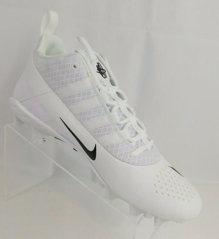 Nike Alpha Huarache VI PRO Mens Lacrosse Cleats 904581-101 Size 10.5