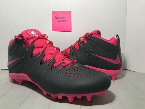 Nike Huarache 4 LAX  Pink Size 12.5 Football Cleats 616296-006 Lacrosse