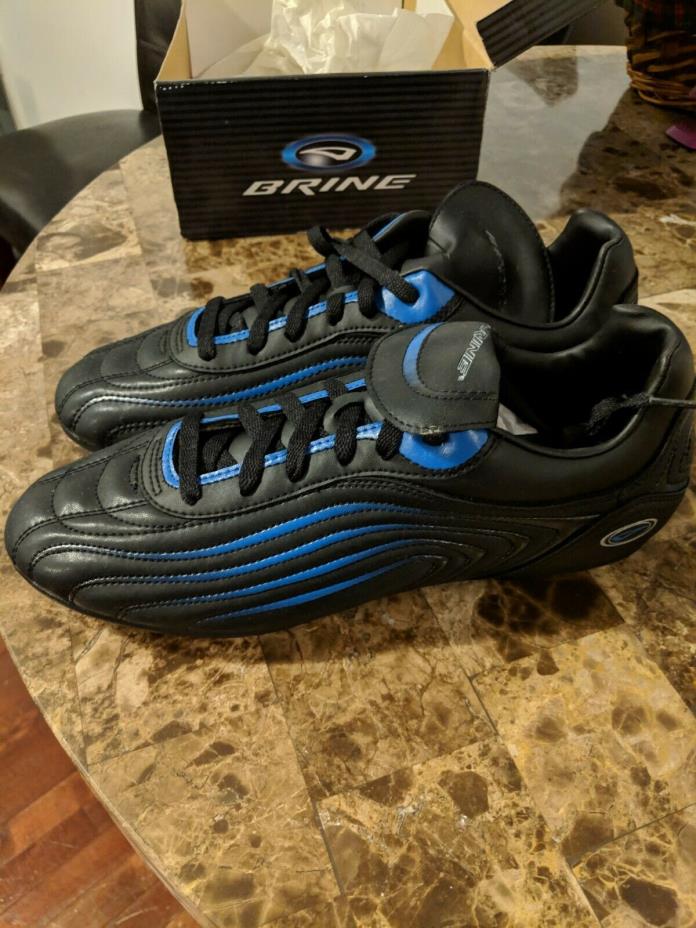 Brine Wave Cleats - Black and Royal Blue - Size 10 - MENS - FOR ALL SPORTS