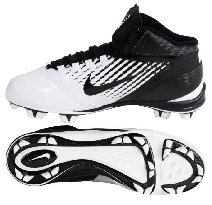 Men's Nike SpeedLax 3 Lacrosse Cleats Size 10 M White/Black - NEW