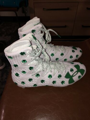 10.5 Mens Shamrock Under Armour UA Highlight Lacrosse Cleats New