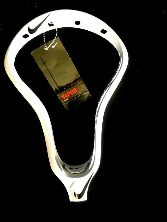 Nike Vapor Lacrosse Head Unstrung- White Model: hd vapr we xx/bom dk