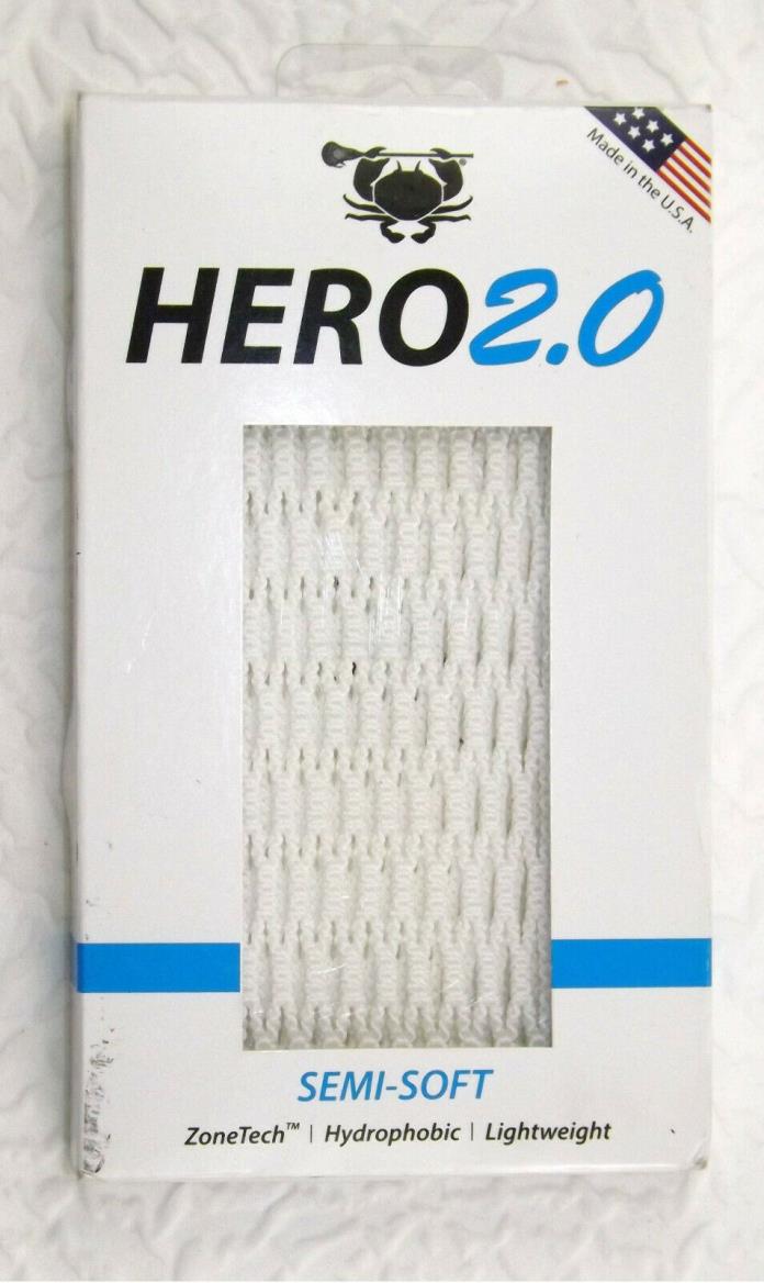 Hero 2.0 Mesh White Lacrosse ECD East Coast Dyes ZoneTech New [GS G]