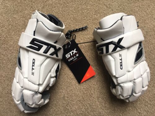 STX Cell IV Lacrosse Gloves Geo Flex II Size Large NWT MSRP 129