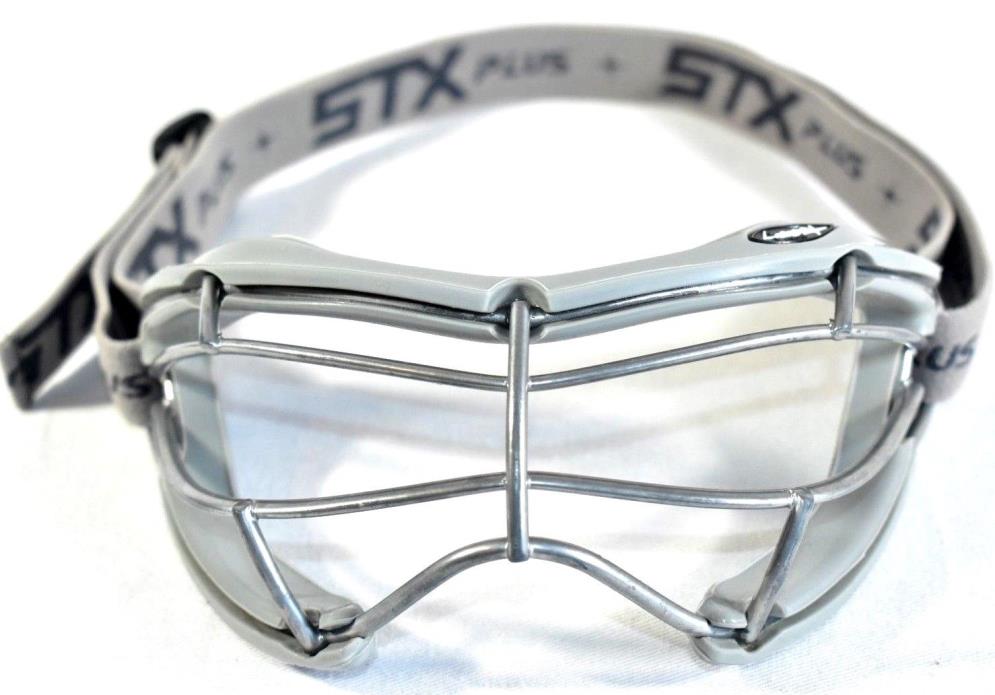 STX 4Sight Plus Adult Gray Lacrosse Field Hockey Eye protection Mask Googles