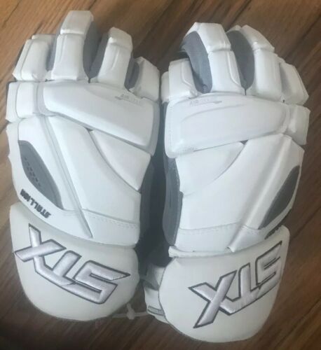 STX Stallion 500 Lacrosse Gloves - Never Used - White - 13” Large- Excellent