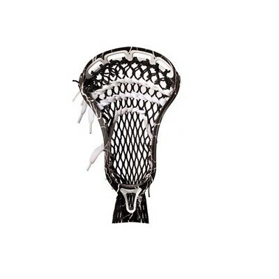 New Reebok 10K men lacrosse head strung in Black/White 5.0.5 Lightning brand lax