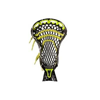 New Reebok 10K men lacrosse head strung in Black/Green Lightning 5.0.5 brand lax