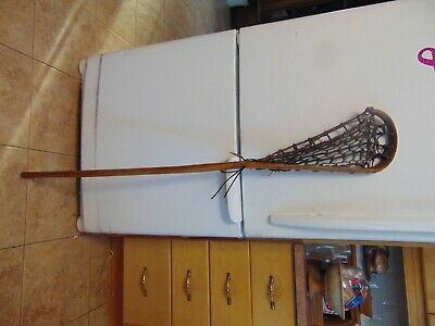 vintage  Lacrosse wooden stick   nice    /# 6926