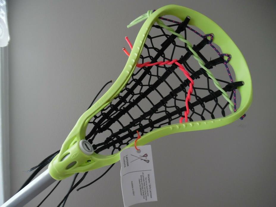 New Womens Lacrosse Stick Harrow Ultralight Custom Head Harrow Composite Shaft