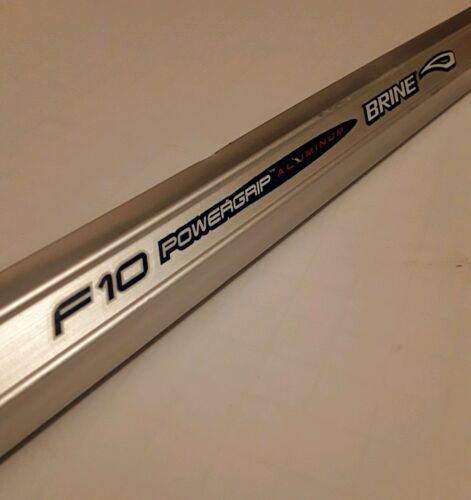 BRINE F10 POWERGRIP LACROSSE STICK ALUMINUM SHAFT PREOWNED