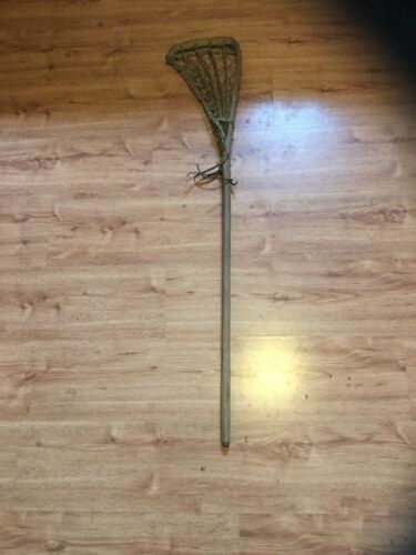 vintage  Lacrosse wooden stick  44 1/2” Long- Thin Grip. Hattersley & Son